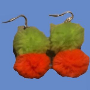 Handmade Pom Pom earrings